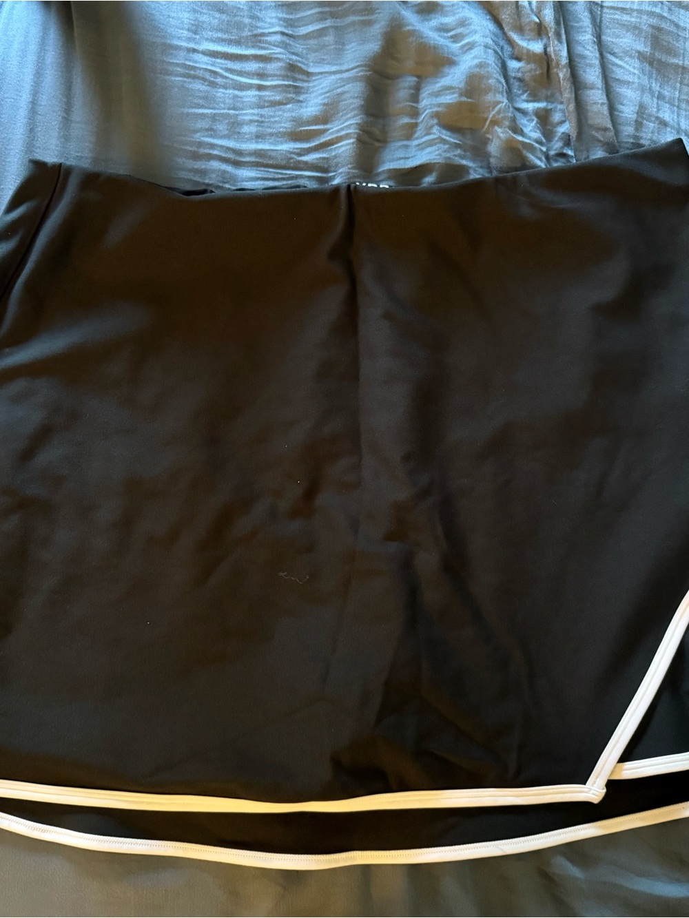 Abercrombie and Fitch YPB Black Skort with White Trim